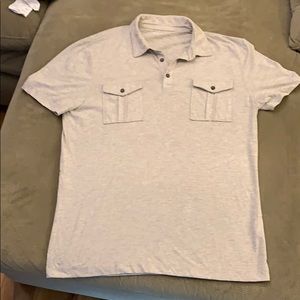 Banana Republic men’s casual dress shirt beige  LG